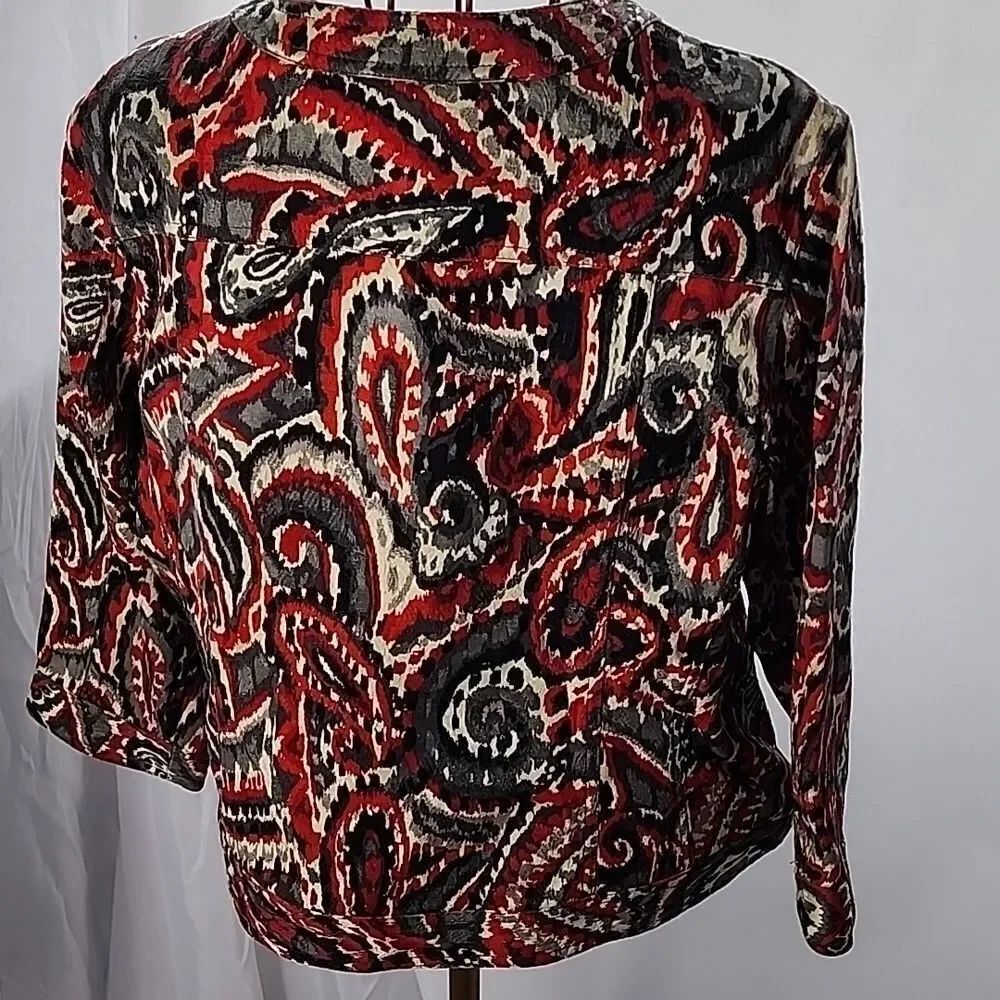 3/4 Sleeve Jacket With Mother Of Pearl Buttons Size 16
